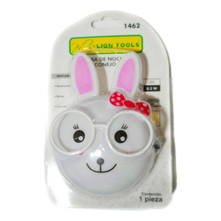 Lámpara De Noche Led Para Niños / Conejo Rosa Lámpara De Noche Led Para Niños / Conejo Rosa
