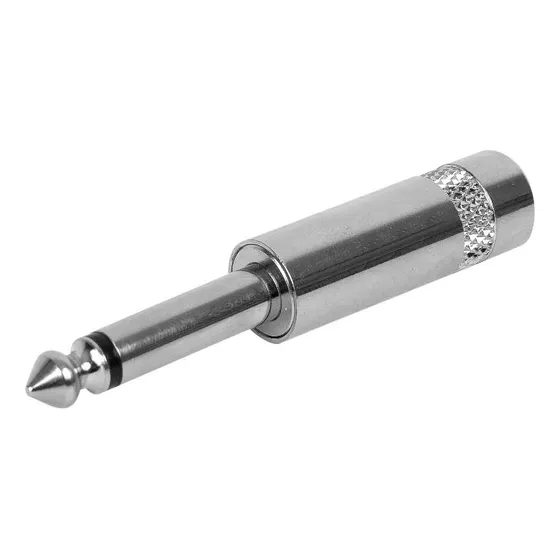 Artekit P201 Ficha Plug Mono 6,5 Mm Ts Conector Metalico