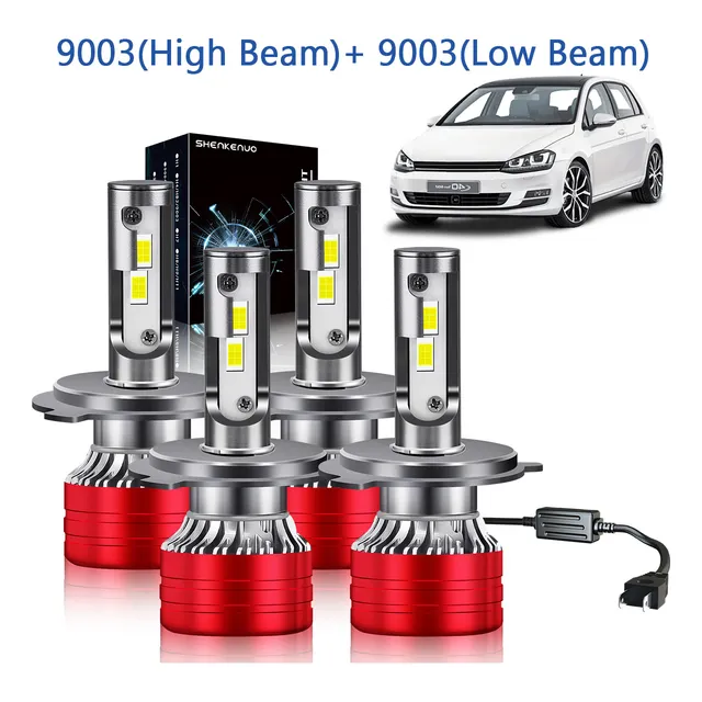 30000lm- Kit De Faros Led Luz Alta Y Baja Para Serie Renault
