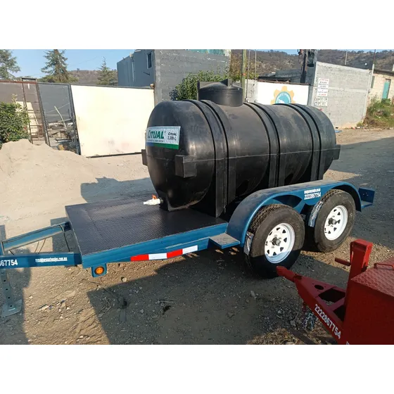 Remolque Pipa Para Agua Con Tanque 2300 Litros 