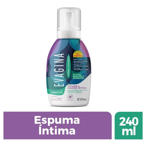 Evagina Espuma De Higiene Íntima X 240 Ml