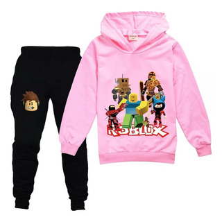 Roblox Conjunto De Chándal Con Capucha Y Pantalón Para Niños Roblox Conjunto De Chándal Con Capucha Y Pantalón Para Niños