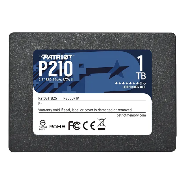 Ssd Disco Solido 1tb Patriot P210 Sata 3 Gamer Pc Notebook
