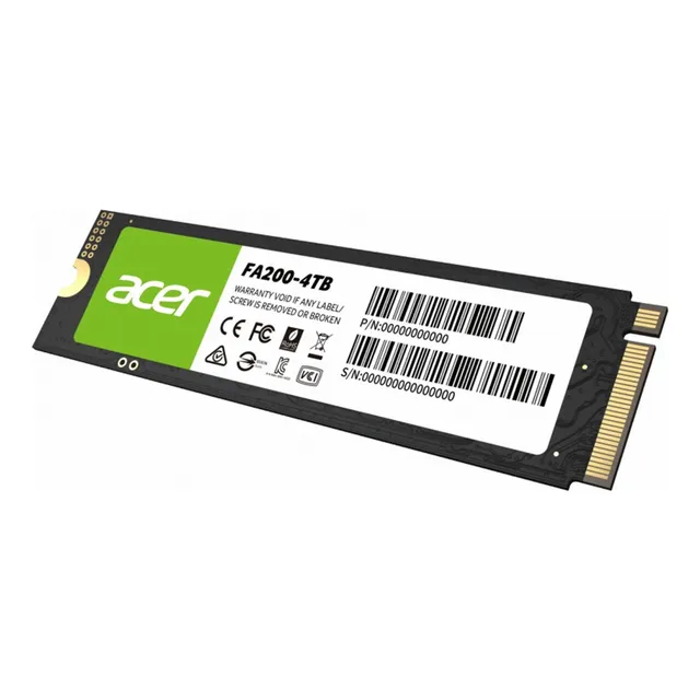 Unidad Ssd Acer Fa200 Nvme 4tb Pci Express 4.0 M.2