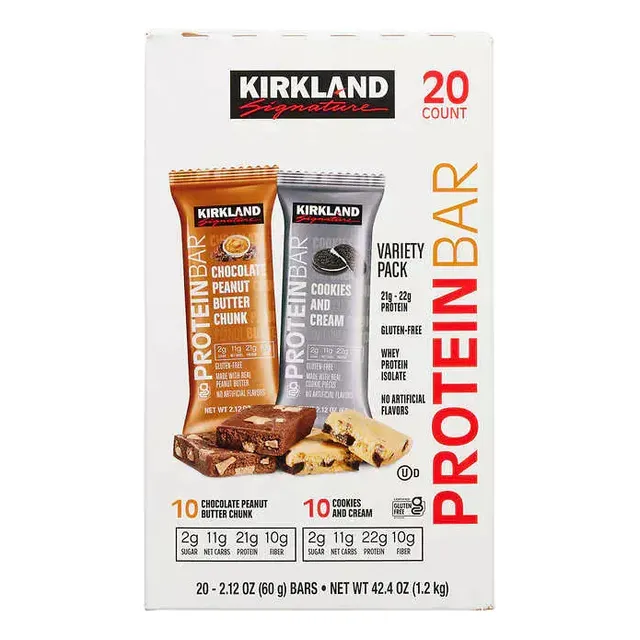 Barras De Proteina Kirkland Caja Con 20pzs Chocolate/galleta