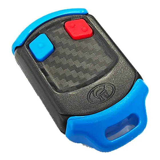 Control De Porton Electrico Nova 2 Botones Azul 433 Mhz