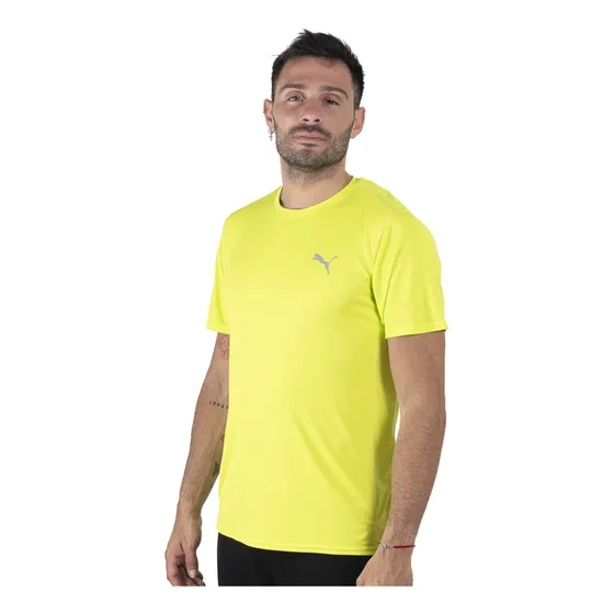 Remera Puma Run Favorite Velocity Hombre Running Verde Fluo
