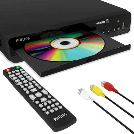 Leitor De Dvd Philips 1080p, Porta Hdmi, Todas As Regiões, C