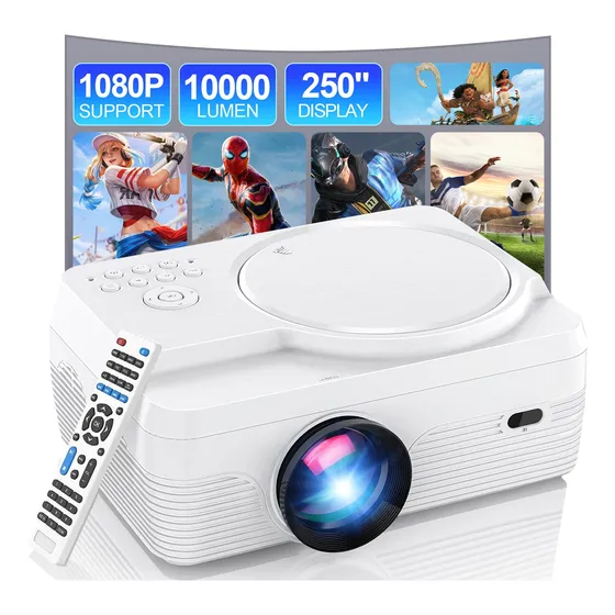 Proyector Wifi Bluetooth Con Dvd Integrado