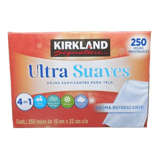 Toallitas Suavizantes De Tela/secadora Kirkland 250 Hojas Toallitas Suavizantes De Tela/secadora Kirkland 250 Hojas
