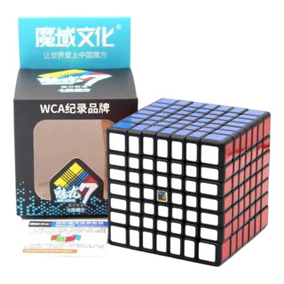 Cubo Mágico Moyu Meilong 7x7 V2 Base Negra O Stickerless Cubo Mágico Moyu Meilong 7x7 V2 Base Negra O Stickerless