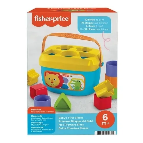 Juguete Para Bebés Fisher-price Primeros Bloques Del Bebé