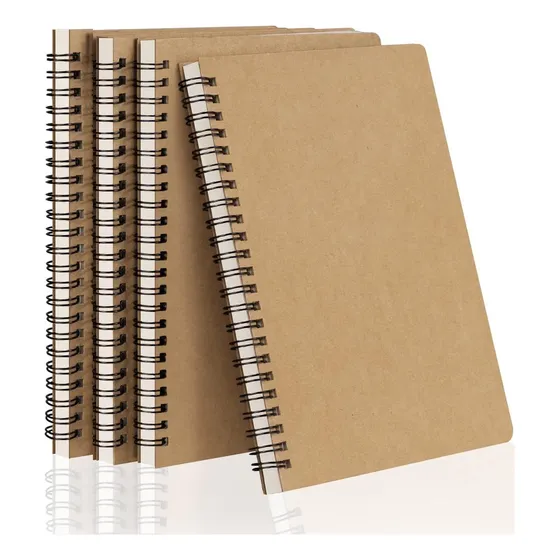 Cuadernos 4 Pack Para Escolar A5 60 Hojas Libreta De Espiral