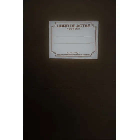 Libro De Acta De 100 Folios 3 X 1.200.000 
