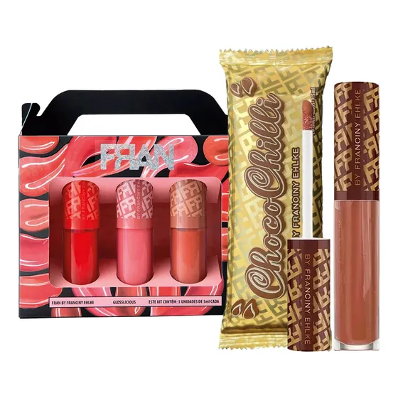 Kit Gloss Fran Chocochilli + Glosslicious Franciny Ehlke