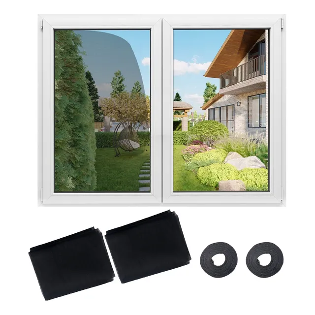 2pzs Cortina Mosquitero Magnetica Ajustable Ventana Puertas
