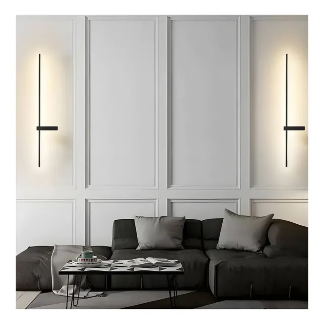 Pack X2 Lampara Led Para Pared Lineal Dormitorio Sala Hall