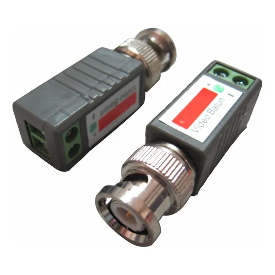 2 Balun Pasivo Bnc Para Camaras Vigilancia Cctv 