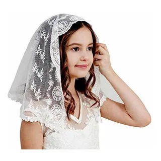 Mantilla De Encaje Para Niñas. Mantilla De Encaje Para Niñas.