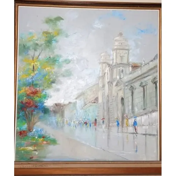 Cuadro Catedral De Mérida. Autor Vargas #12