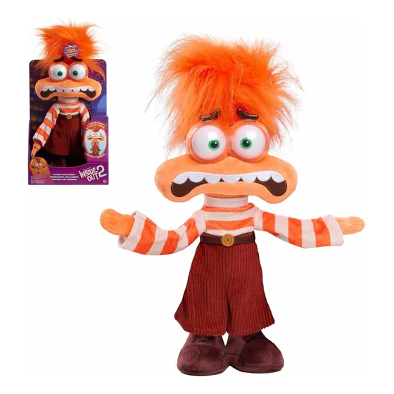 Peluche Inside Out 2 De Just Play, Emocionante Y Suave, 3