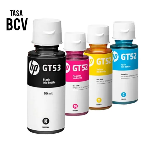Tinta Hp Original Gt53 Y Gt52  