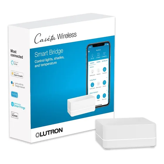 Puente Smart Wireless Lutron Caseta Color Blanco