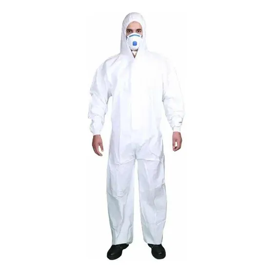 Traje Overol Desechable 12 Unidades Talla Xl, Todo Uso