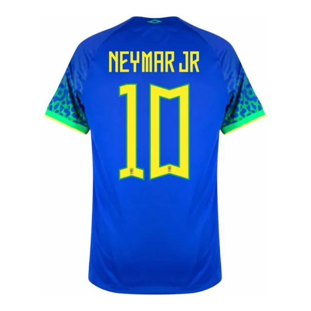 Camiseta Visitante 22/23 De La Selección De Brasil Neymar Jr