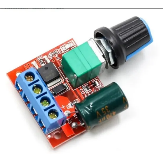 Controlador Velocidade Pwm Motor 12v 5a Dc 5-35v RB Mini Módulo Controlador