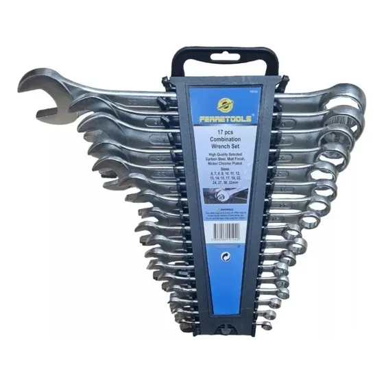 Juego De 17 Pcs Llave Punta Corona 6 A 32 Mm De Acero