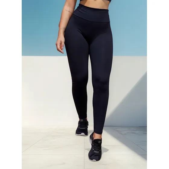 3 Calza Legging Deportiva Dama Tiro Alto Suplex Brasil 