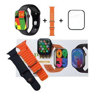 Smartwatch K9 Pro C/ 2pulseiras Silicone 45mm Android/ios Smartwatch K9 Pro C/ 2pulseiras Silicone 45mm Android/ios
