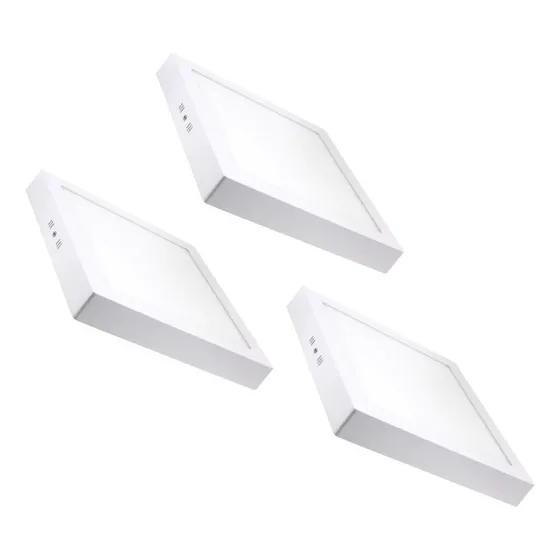 Lampara Led Panel Cuadrado 18w Luz Blanca Sobreponer