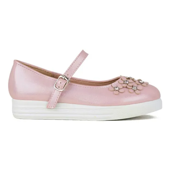 Zapato Guillermina Para Niña Guga Flower Shine Talles 31-36