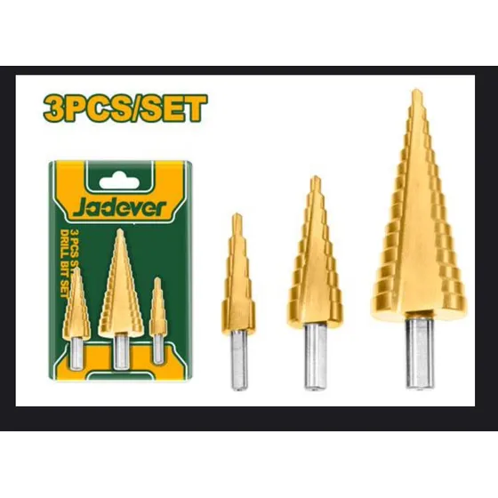 Set 3 Brocas Mechas Cónicas Escalonadas Jadever