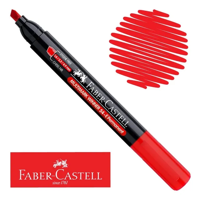 Marcadores Permanente Caja De 12 Unidades Faber Castell