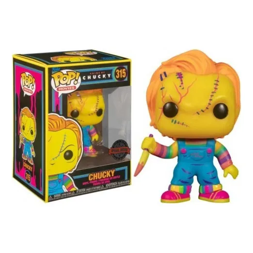 Funko Pop! Movies: Bride Of Chucky-chucky(blklt) Blacklight