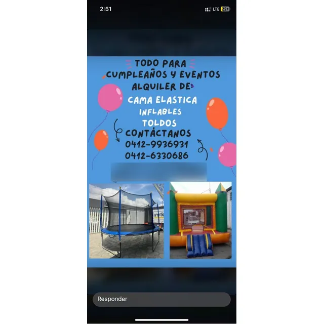 Venta Y Alquiler  De Colchones  Para Fiestas Infantiles