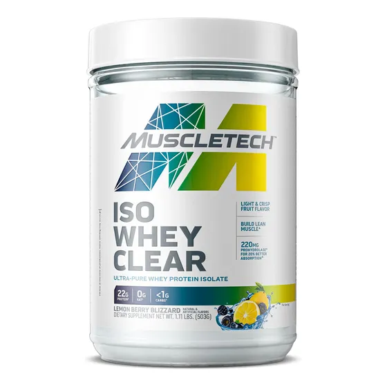 Proteína De Suero En Polvo Muscletech Clear Whey Protein Iso