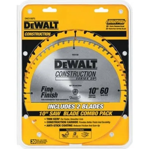 Disco De Corte Dewalt Dw3106p5 60-dientes