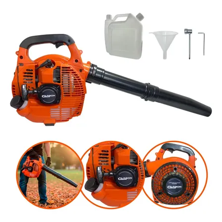 Soprador De Folhas Lateral Fak260s 2t 26cc 0,90hp Carbon Fak Cor Laranja Profissional A Gasolina