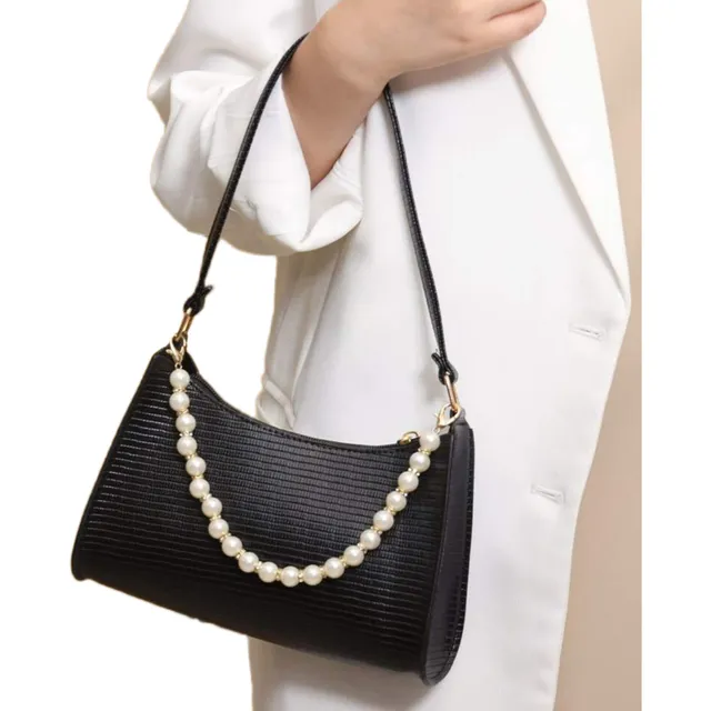 Bolsos Hombro Dama Para Mujer Tote Bag Bolsas Perlas Huser