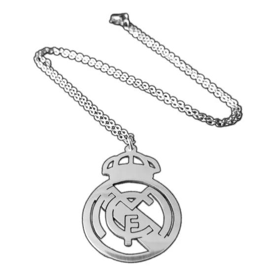 Dije De Metal Real Madrid Collar + Cadena (para Dama)