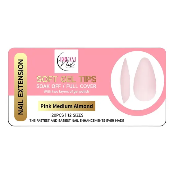 Tips Soft Gel De Color Profesional Dream Nails 120 Pcs | Cuotas sin interés