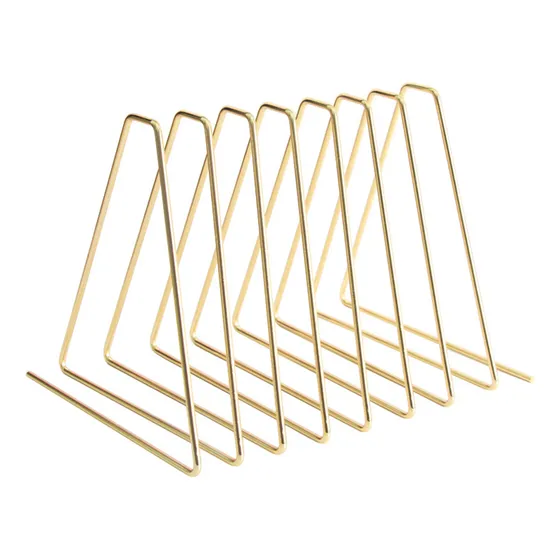 Archivador De Revistas Con Forma Triangular De Metal, Soport