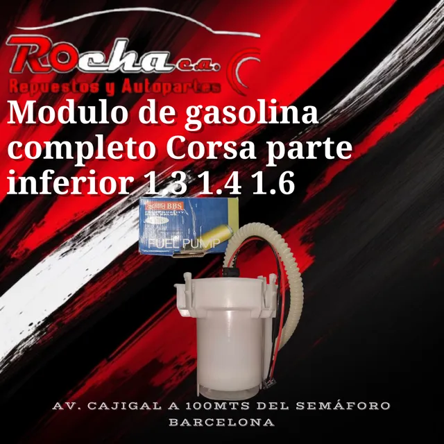 Modulo Bomba Gasolina Corsa Parte Inferior 1.3 1.4 1.6