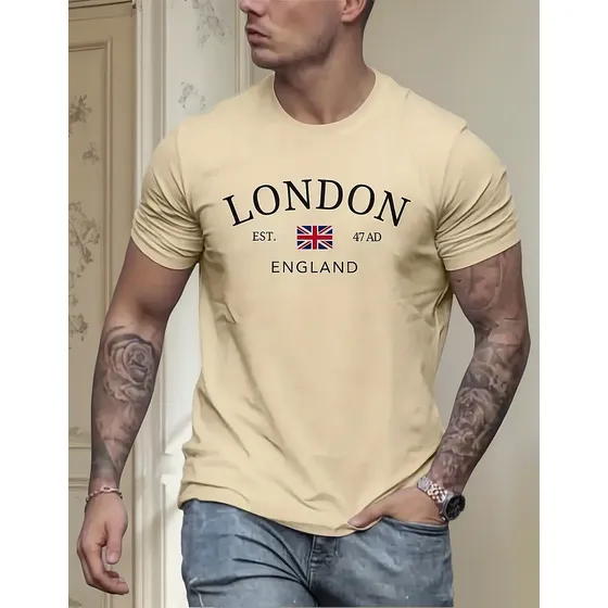 Camiseta Plus Size G1 Ao G5 Estampa London Camisa Inglaterra
