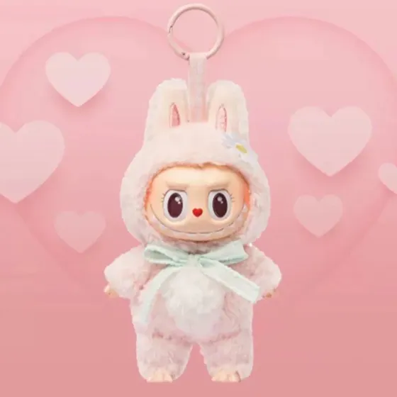 Labubu Mokoko, Agradable Sorpresa,monsters Llavero Adornos Juguetes De Peluch Kawaii Muñeco De Peluche Keychain Lindo Action Figuras Juguete Regalos Para Niñas Y Niños