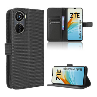 Funda Texturizada Para Zte Blade V40 Design Luxury Hard Flip Funda Texturizada Para Zte Blade V40 Design Luxury Hard Flip